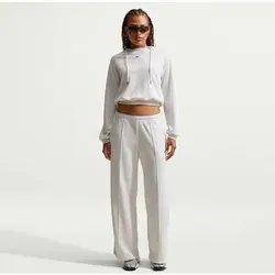 NIKE Damen Kapuzensweat W NSW CHILL FT HOODY (Consumer Faci, Größe XS in Grau Grau
