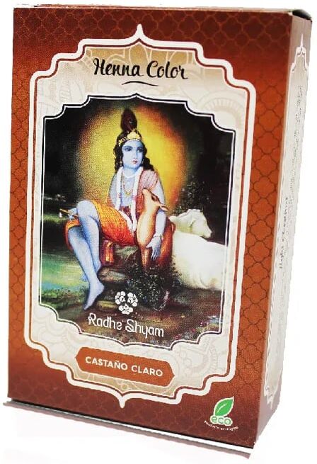 Radhe Shyam Henna Color Castanho Claro Eco 100g