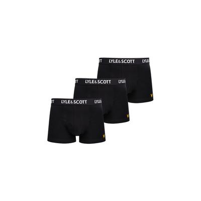 Funktionsunterhose LYLE & SCOTT "Lyle & Scott BARCLAY", Herren, Gr. L, 1 Stk., schwarz, 95% Baumwolle, 5% Elasthan, Unterhosen Funktionsunterhose
