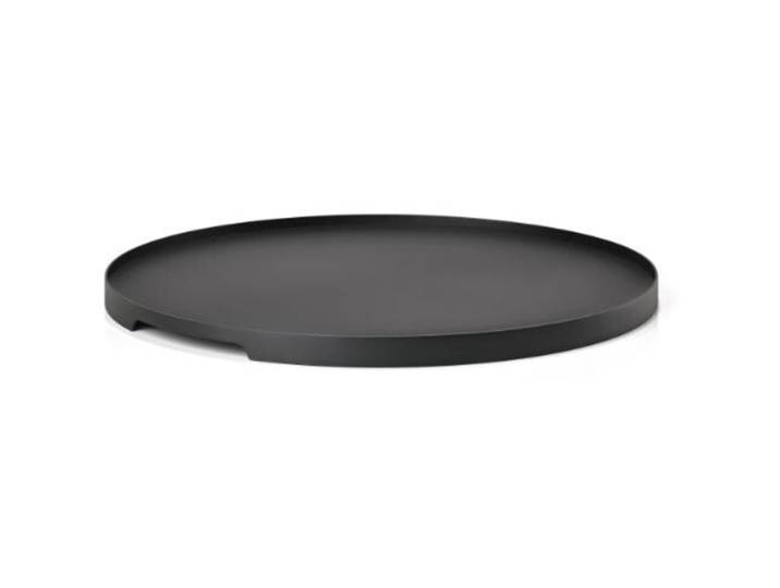Serviertablett Serve Schwarz Metall 35 cm 35 cm