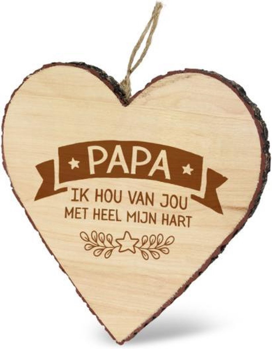 Decoratief Hart Mijn Hart - Papa