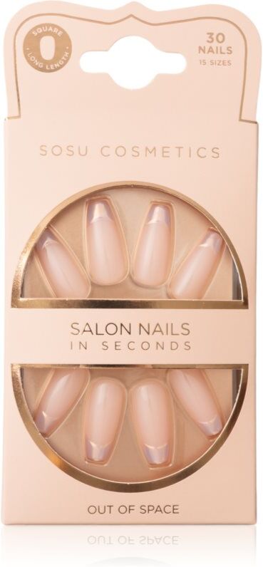 SOSU Cosmetics Salon Nails False Nails shade Out Of Space 30 pc
