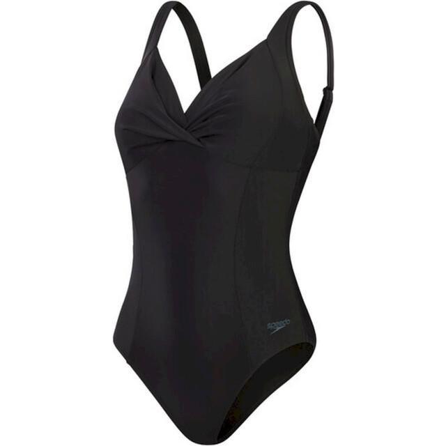 Speedo eco cross knot shaping 1p bla wedstrijd badpak dames -multicolour