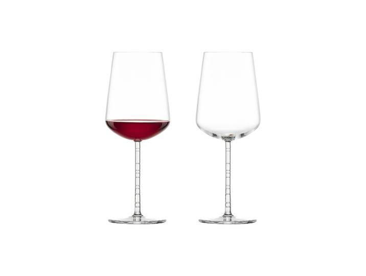Rotweinglas ZWIESEL GLAS Bordeaux Rotweingläser Journey 633 ml 2er Set transparent , bunt (transparent), 2 tlg., Glas, Trinkgefäße, Rotweinglas