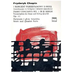 Piano concerto no.1 in E minor op.11 for piano and string quartet Score and parts, Fachbücher von Frédéric Chopin