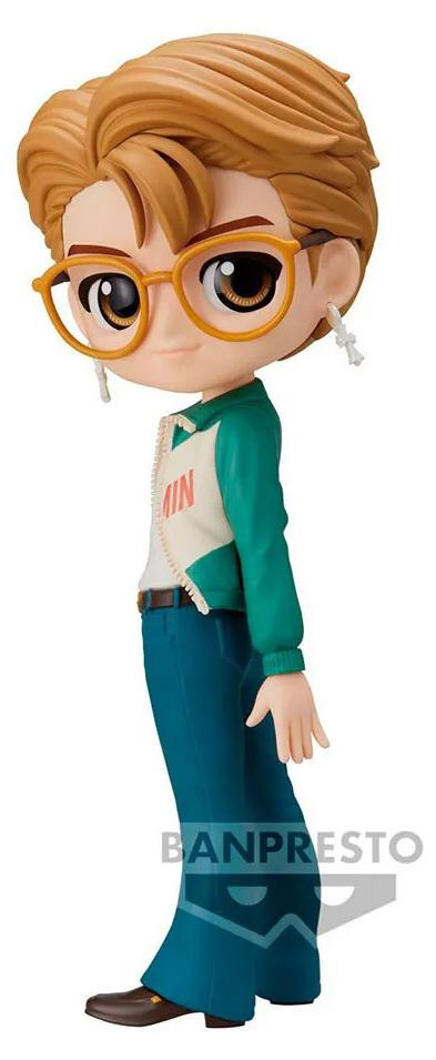 Bandai BTS Tiny Tan Jimin Dynamite Versie B Qposket Figuur, Groen