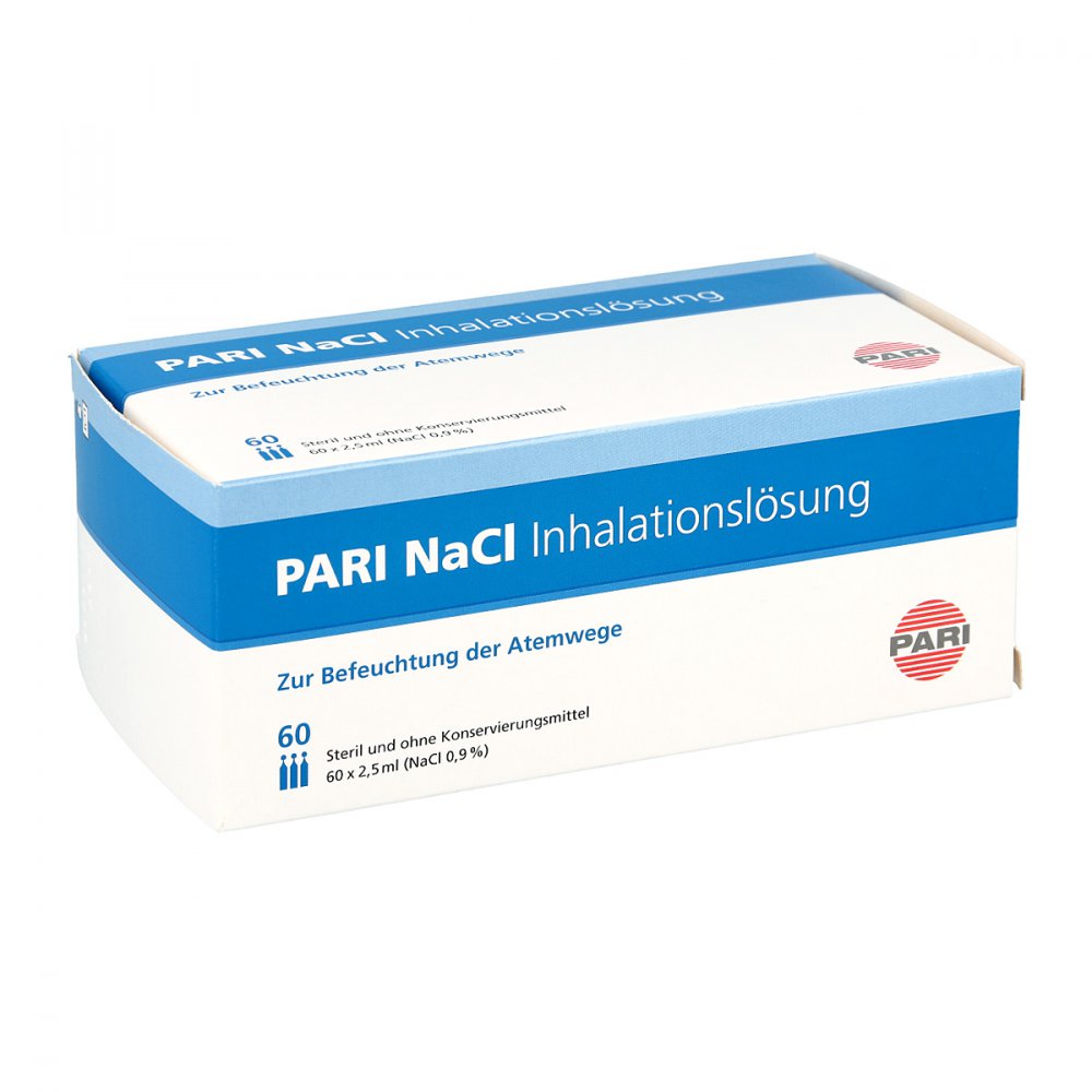 Pari GmbH Pharma -und Apothekenservice Pari Nacl Inhalationslösung Ampullen 00607423