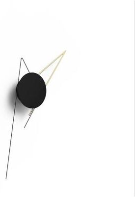 Inspire Essentials Premium DIY Wall Clock Modern Minimalist Silent Wall Decor Clock gold