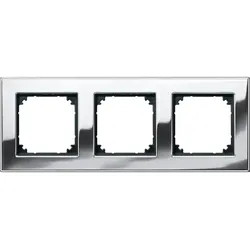 Merten Metallrahmen 3f.chrom 475339