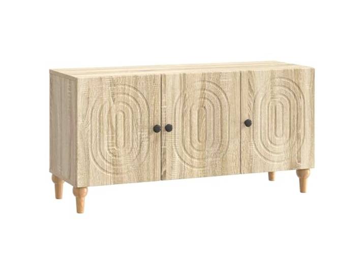 Makastle TV-Schrank Sonoma-Eiche 99x34,5x50 cm Holzwerkstoff