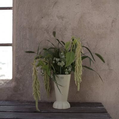BIDK Home FLORA Vase creme