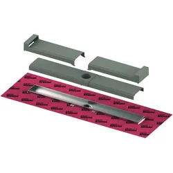 TECEdrainline-evo Duschrinne, gerader Edelstahl-Rinnenkörper, 600902, Ausführung: Nennlänge: 900mm (893mm)