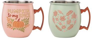 Cambridge Harvest Moscow Mule Mugs, Set of 2