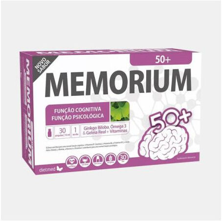 DIETMED® MEMORIUM 50+ 30 AMPOLAS