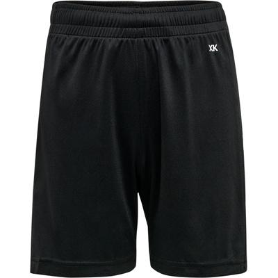 Trainingsshorts HUMMEL "HMLCORE XK POLY SHORTS KIDS", Jungen, Gr. 176, N-Gr, schwarz, Obermaterial: 100% Polyester, Hosen, doppelt gestricktes Material, mit BEECOOL-Technologie, aus Polyester