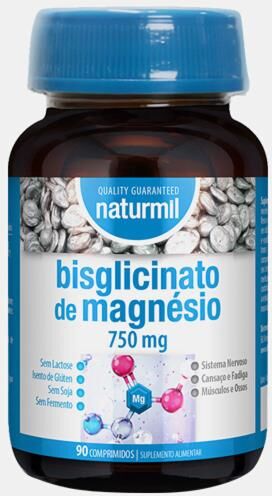 NATURMIL BISGLICINATO DE MAGNESIO 750mg 90 COMPRIMIDOS