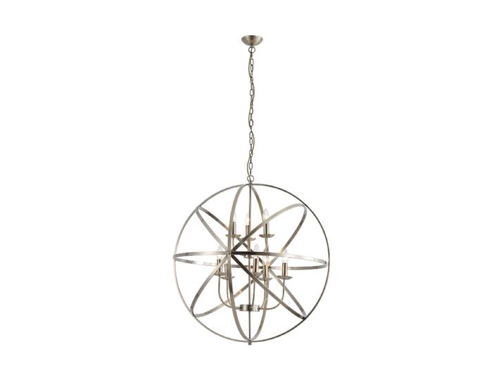 Pendellampe „Orbit“ 8-Flammig Silber Searchlight
