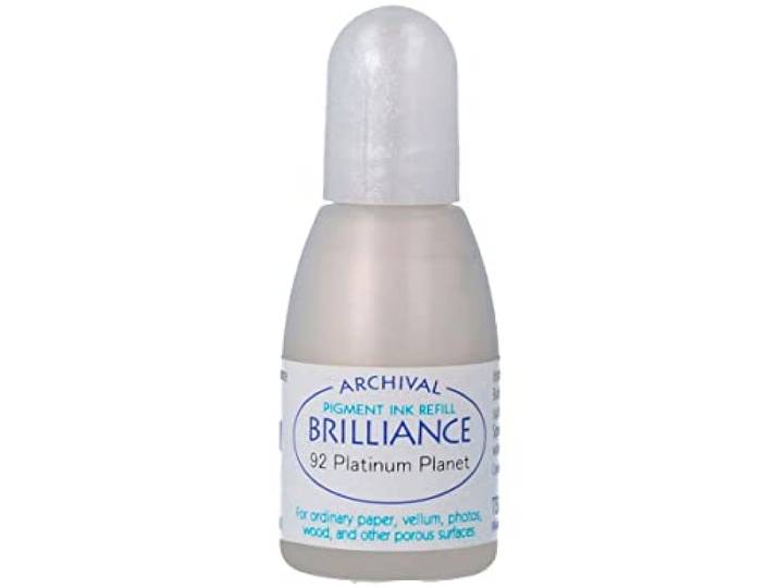 Brilliance oplaadkabel inkt Tsukinko re-inker, Platinum Planet