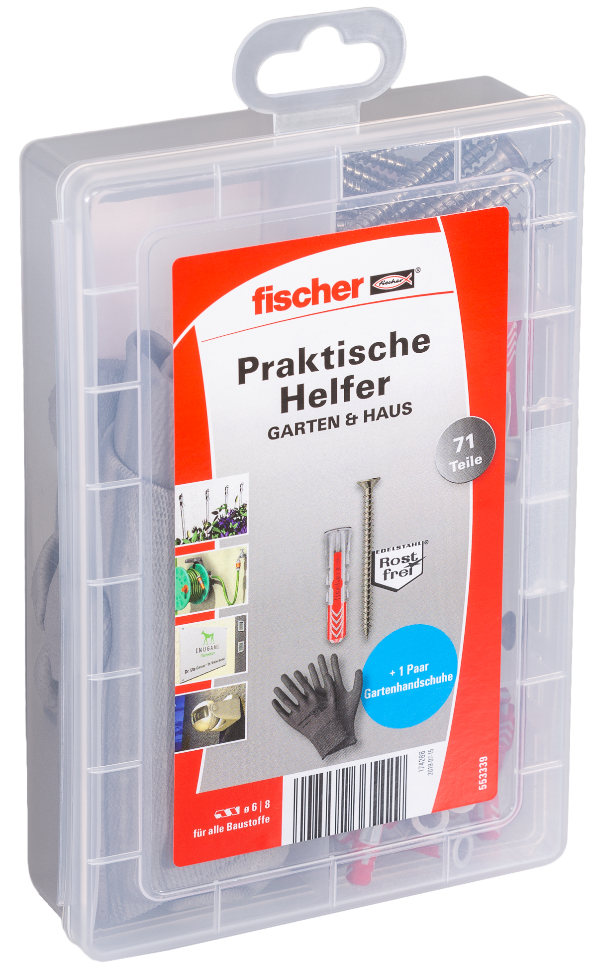fischer Deutschland Vertriebs GmbH fischer Praktische Helfer Garten & Haus (71-tlg.) 553339