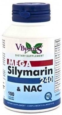 Vbyotics Mega Silymarin 240 mg +Nac 100 capsules