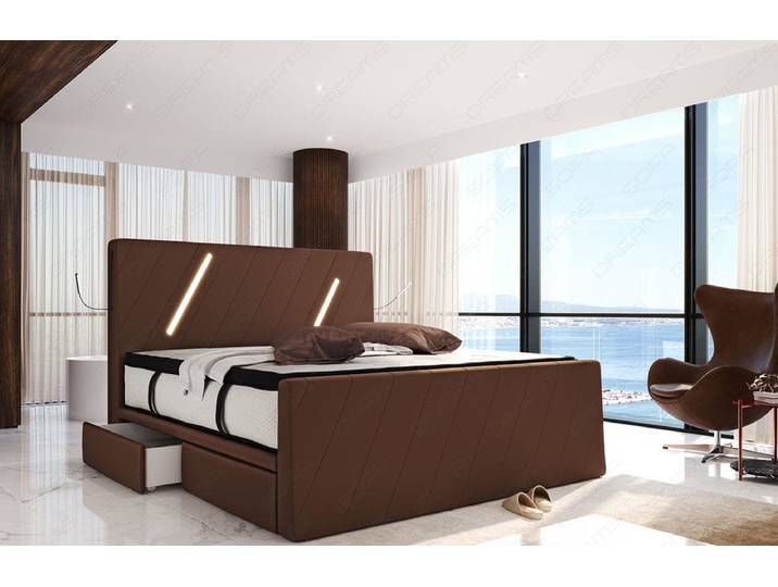 Boxspringbett Toulon Stoffbezug