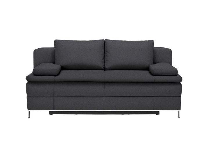 Novel Boxspringsofa Centa, Anthrazit, Metall, Uni, 2-Sitzer, Füllung: Schaumstoff, 200x93x107 cm, Stoffauswahl, Wohnzimmer, Sofas & Couches, Schlafsofas, Schlafsofas mit Bettkasten