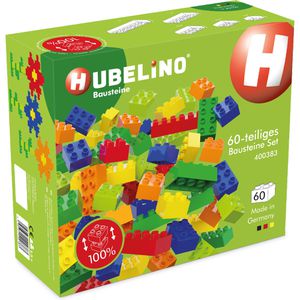 HUBELINO 400383 Bausteine Set, ab 1,5 Jahre, 60 Teile