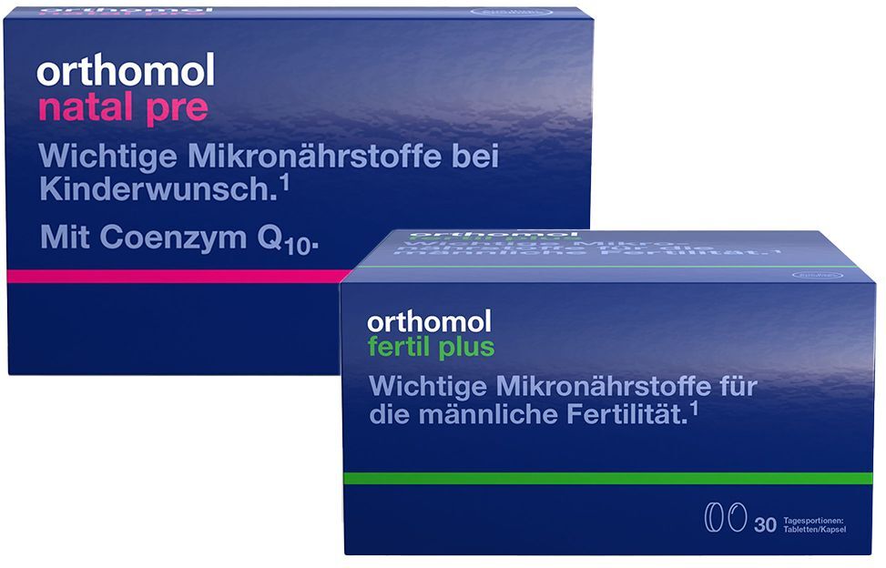 Orthomol Natal pre + Fertil plus - Bei Kinderwunsch für Sie & Ihn 30 Kapseln 2x30 St