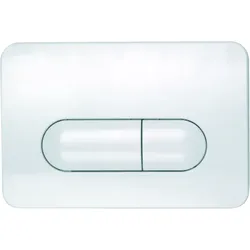 Mepa MEPAspace Betätigungsplatte 420851 für UP-Spülkasten B21, weiß, 2-Mengen