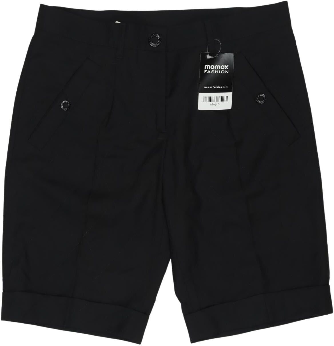 Viktor&Rolf Damen Shorts, Schwarz, Gr. EU 34 (IT 40), Schurwolle / Seide - Second Hand