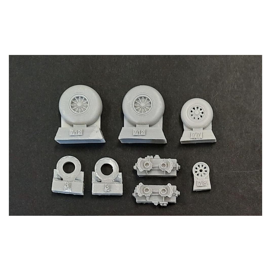 Plus Model A-26C Invader wheel groved (AL7064)