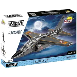 Cobi Armed Forces 5842 - Alpha Jet French Air Force, 364 Klemmbausteine