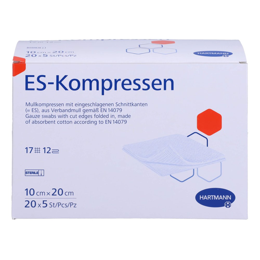 Avitamed GmbH Es Kompressen Ster 10x20cm 17215271