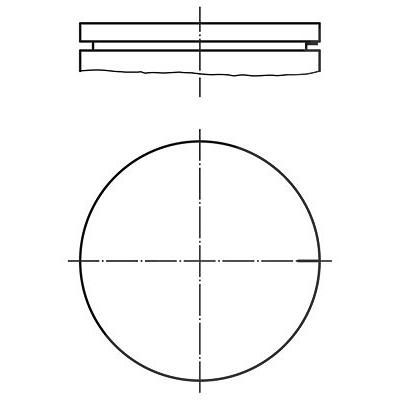 Mahle Kolben [Hersteller-Nr. 0210300] für Renault