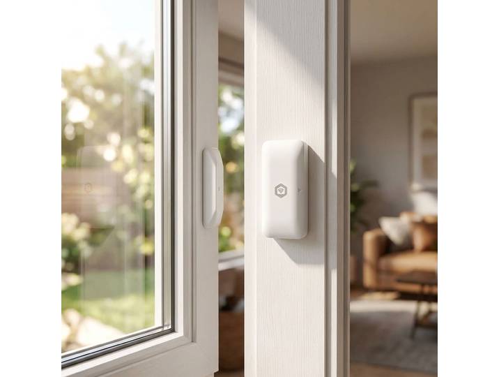 Smart-Home Zigbee Tür- & Fenstersensor, 4,4 x 2,1 x 0,9 cm