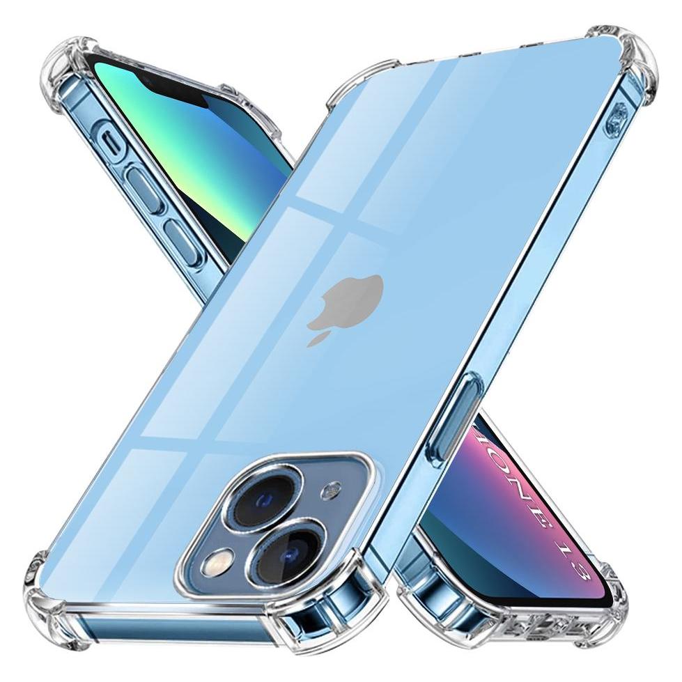Techsuit - Shockproof Clear Silicone - iPhone 13 - Clear (Apple iPhone 13) (56344929)