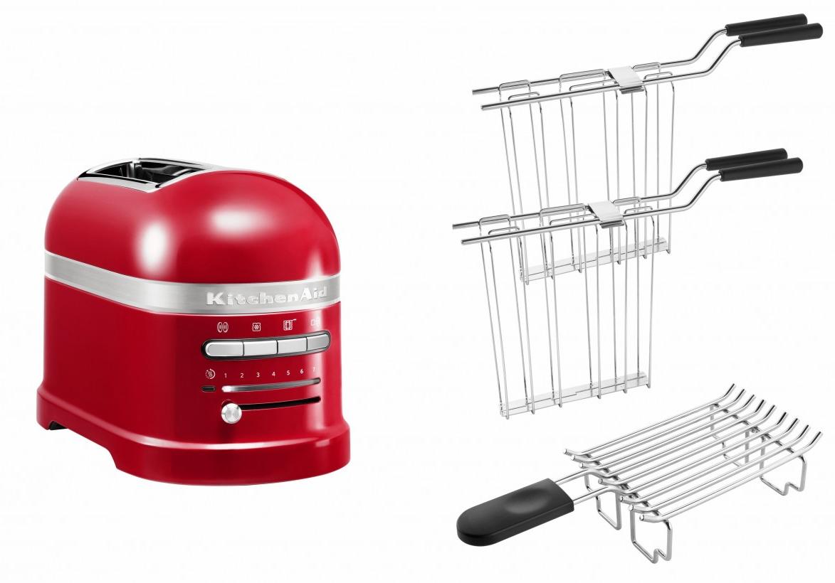 KitchenAid Set 2, 2-Scheiben Toaster Artisan 5KMT2204 Empire Rot