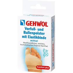 Gehwol Vorfuß-U. Ballenpolster mit Elastikbinde Mi 1 ST
