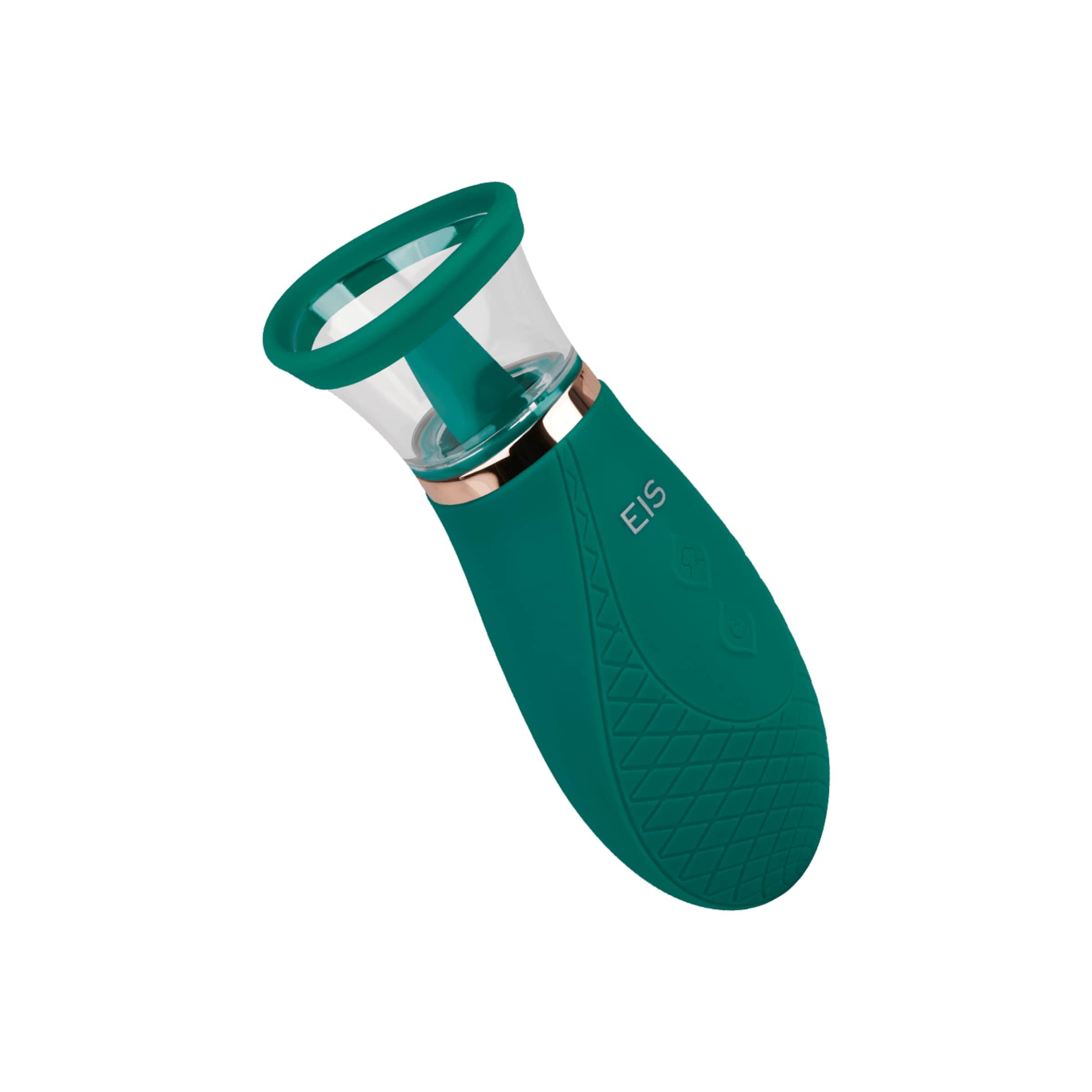 Zungenvibrator mit Saugfunktion, 17 cm