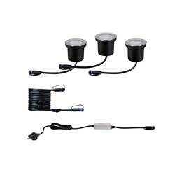 Paulmann Outd. P&S Floor Starterset ZB CH 94691 Beleuchtungssystem Plug & Shine ZigBee LED-Außeneinbauleuchte LED 11.1 W Warmweiß Silber