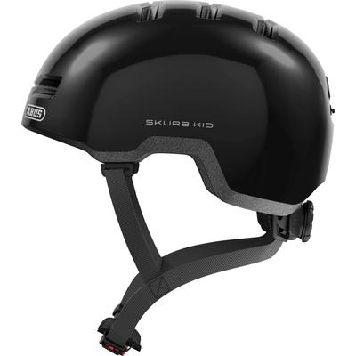 Fahrradhelm ABUS "Skurb Kid" Gr. S, schwarz, Helme, S Kopfumfang: 45cm - 50cm, glänzend, unifarben