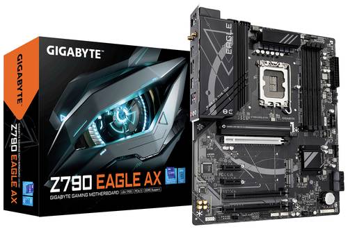Gigabyte GA-Z790 EAGLE AX Mainboard Sockel (PC) Intel LGA 1700 Formfaktor (Details) ATX Mainboard-Chipsatz Intel Z790 Express