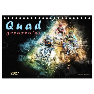 Quad grenzenlos (Tischkalender 2027 DIN A5 quer), CALVENDO Monatskalender