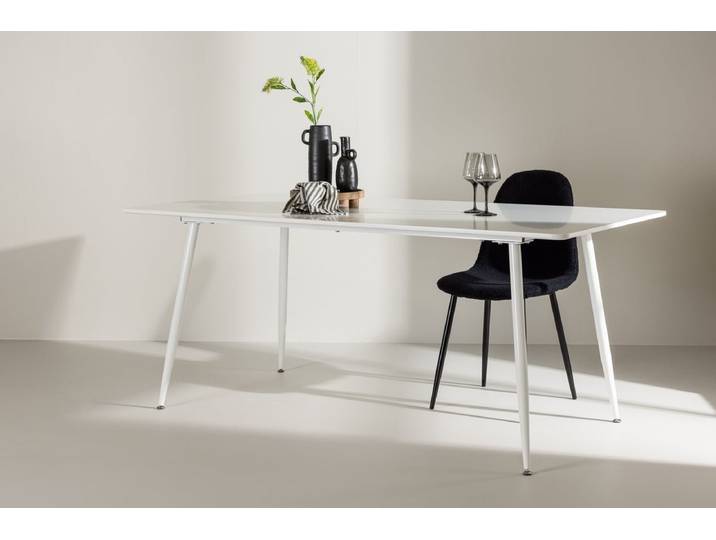 Esstisch Kea - ein skandinavisch inspiriertes Design mit klarer Linienführung - Weiß - Luxusbetten24