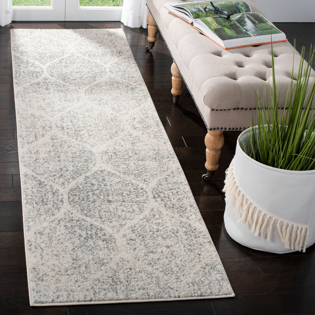 Latitude Vive Wisner Geometric Area Rug Ivory Runner 69 x 244 cm