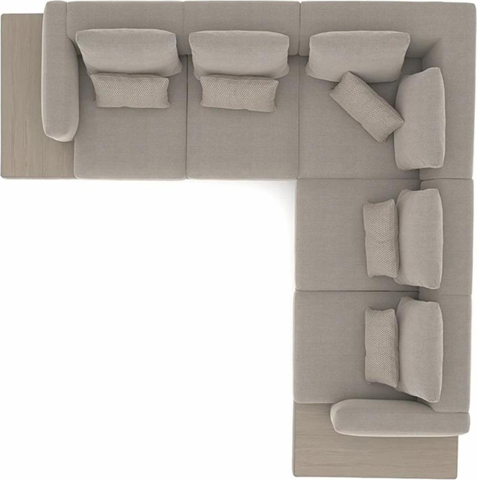 Design Ecksofa L-Form Polstermöbel Luxus Wohnzimmer Couchtisch Einrichtung