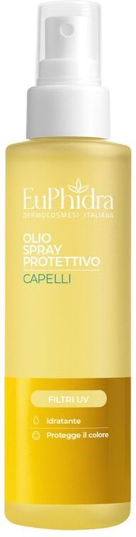 EUPHIDRA Olio Capelli Spray Con Filtri Uvb Capelli Secchi E Trattati 150 ML
