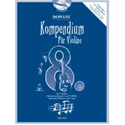 Kompendium für Violine Band 8 (+CD) für 2 Violinen (Schüler und Lehrer), Schulbücher