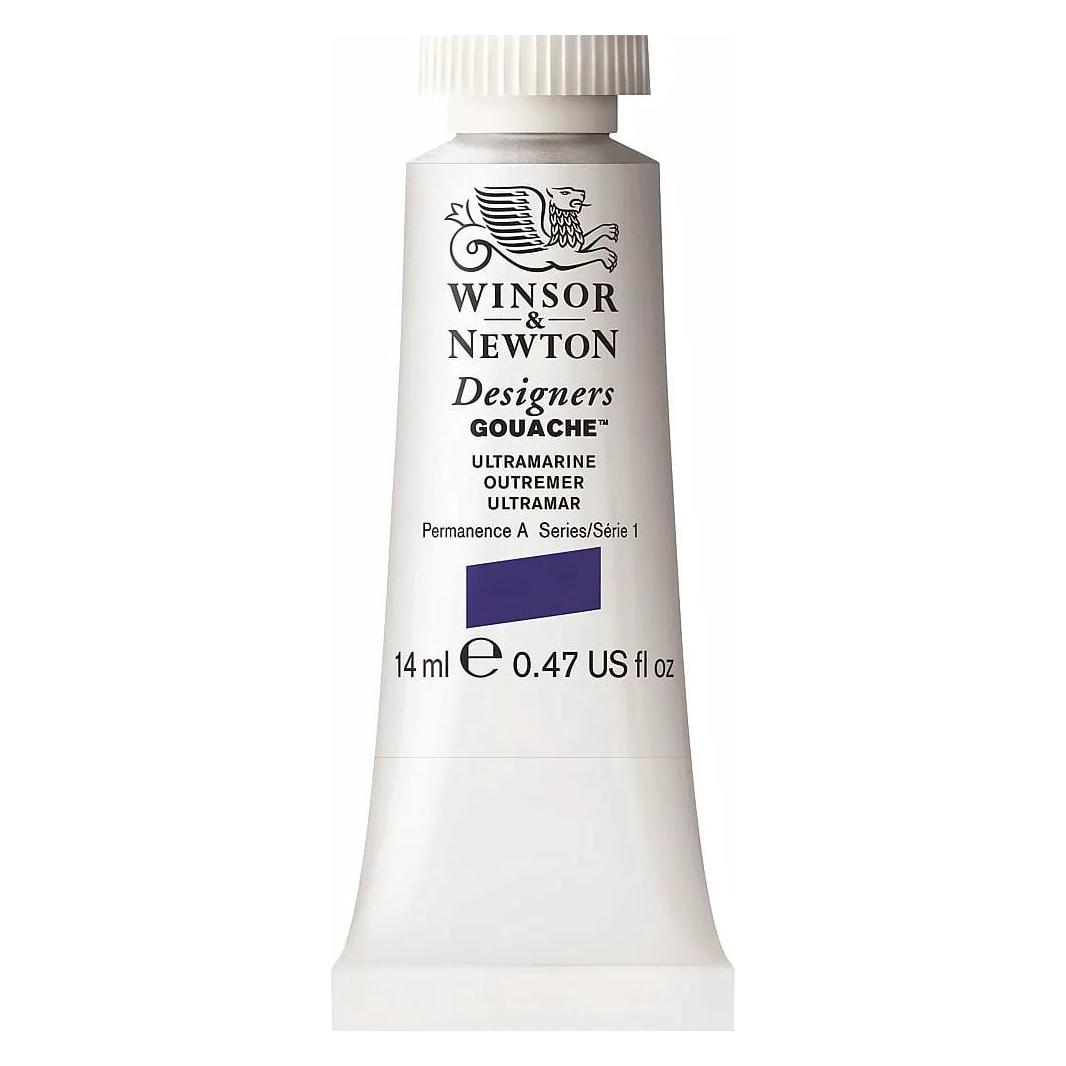 Winsor & Newton Designers Gouache 14ml Ultramarine 660 (14 ml) (0605660)