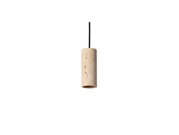 Core Spot Pendelleuchte Creme Travertine - Made By Hand - Esszimmer - Marmor